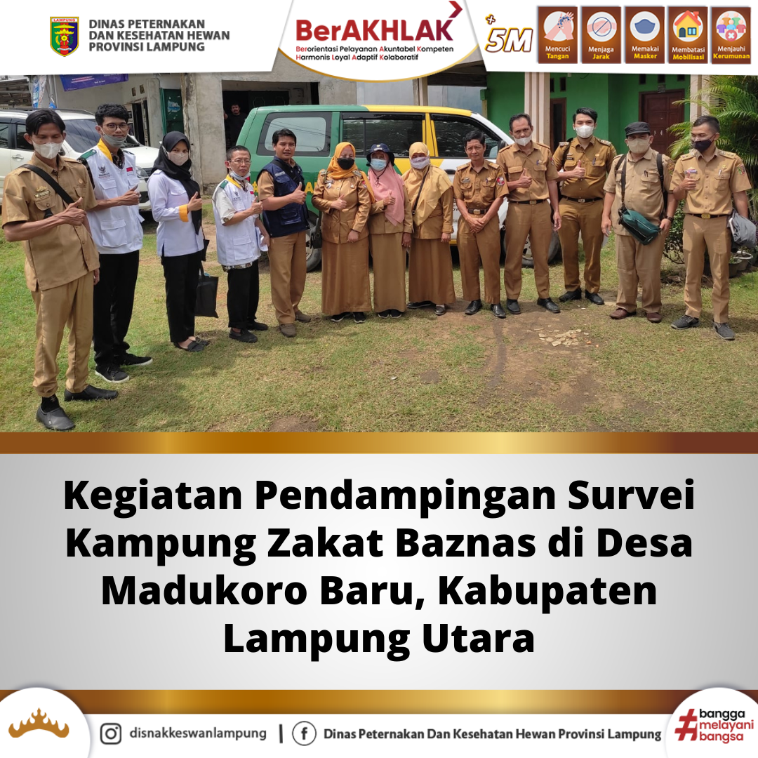Kegiatan Pendampingan Survei Kampung Zakat Baznas di Desa Madukoro Baru, Kabupaten Lampung Utara