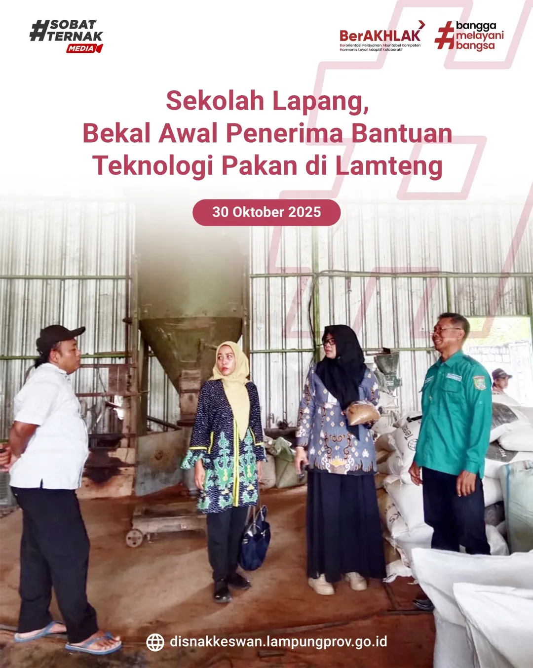 Sekolah Lapang, Bekal Awal Penerima Bantuan Teknologi Pakan di Lamteng